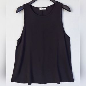 Tank top Black S. M. L. XL. Womens top pullover new sleeveless blouse round neck